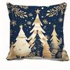 Short Plush Material Pillowcasehome Decor Merry Christmas & Holiday Tree-Patterned Pillows Pattern Cushion Cover Suitable For So
