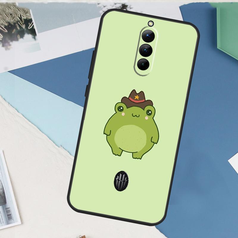 Чехол-скейтборд с лягушкой, милый кавайный чехол для ZTE Nubia Red Magic 10S 11 10 9 8 8S 9S Pro Plus 6 7 6S 7S Pro 5G 6R 10 Air
