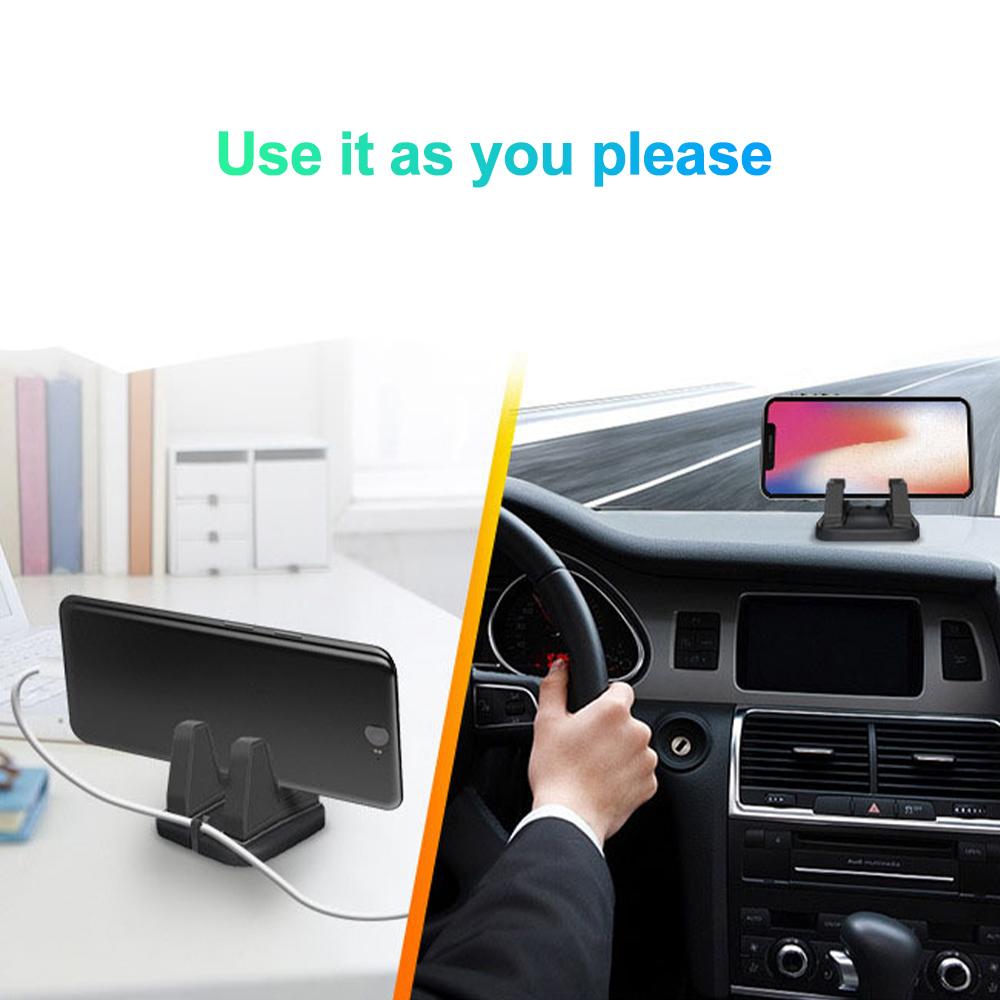 Автомобильный держатель для телефона, вращающийся стол, приборная панель, держатель для мобильного телефона, кронштейн для крепления GPS, поддержка GPS для iPhone, Samsung, Xiaomi, автоаксессуары