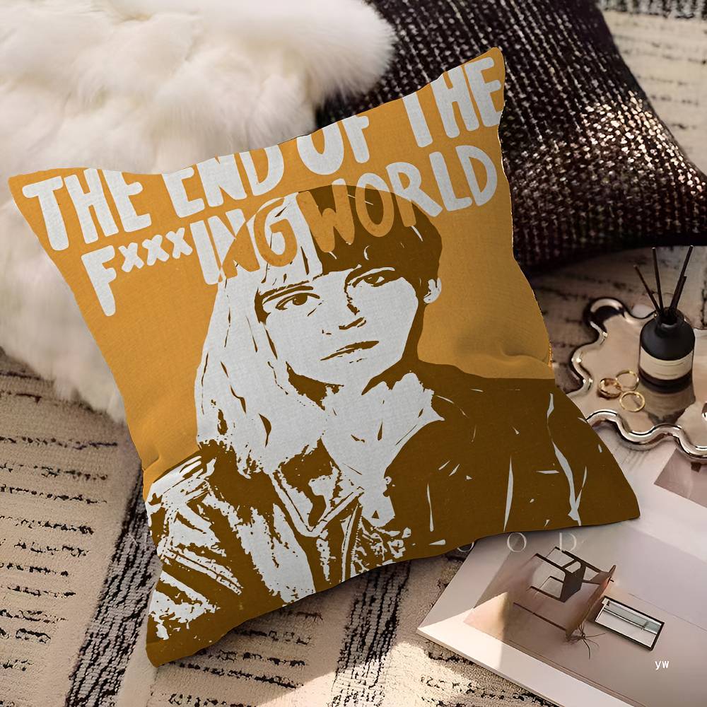 Movie The End of the Fxxxing World pillow cover sofa cushion cover home room decoration children gift