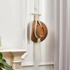 Cotton Rope Hat Organizer Rack Bohemia Handmade Woven Wall Hanging Tapestry Wide Brim Cap