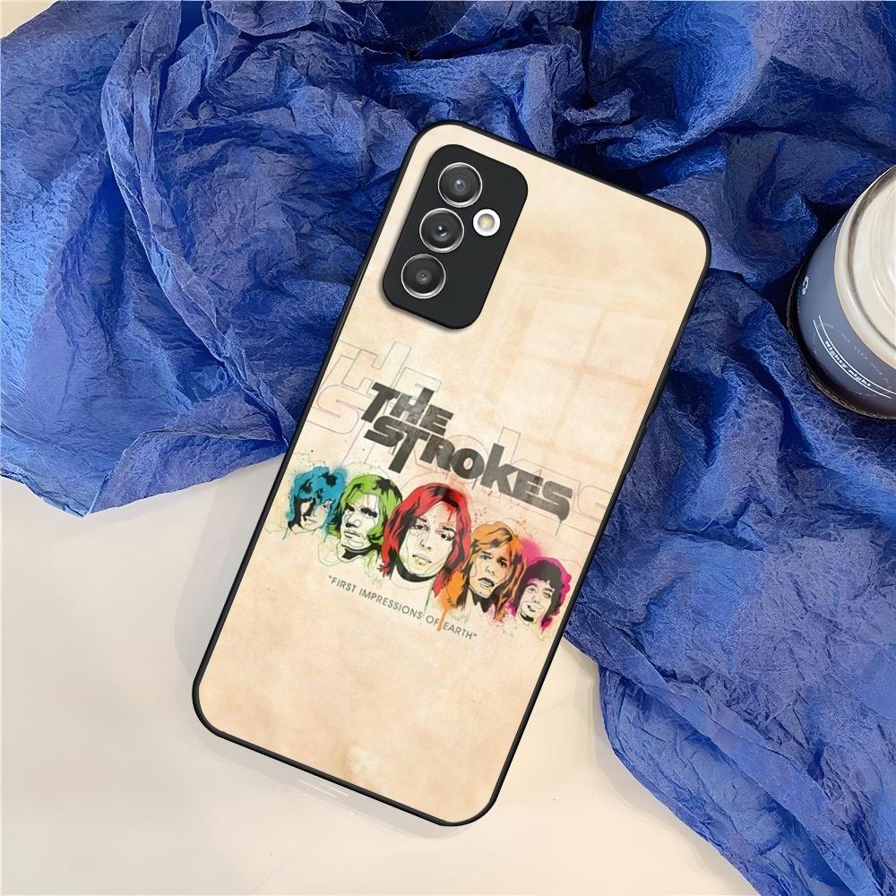 Чехол для телефона The Strokes для Samsung S25 S24 S30 S21 S23 S20 S22 Fe S10 E S9 Note 20 Pro Ultra Plus стеклянная крышка