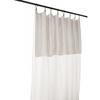 Adjustable Curtain + 8 Clip Rings "Gaîa" 140 X 300 Cm "Cotton Gauze" - Gaïa Chantilly