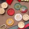 Christmas Wax Seal Stamp Vintage Sealing Stamp Head For Christmas Gift Wrapping Cards DIY Scrapbooking Envelopes Invitation