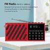 USB TF-карта FM-радиоприемник Солнечная зарядка Беспроводной Bluetooth-динамик Карманный цифровой плеер