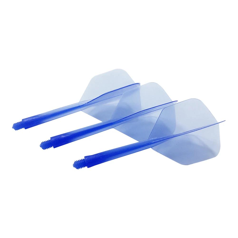 6/3Pcs 2BA Integrated Dart Flights Shaft Anti-Fall Professional Transparent Plastic Flights and Shafts Dart Accessories Kit