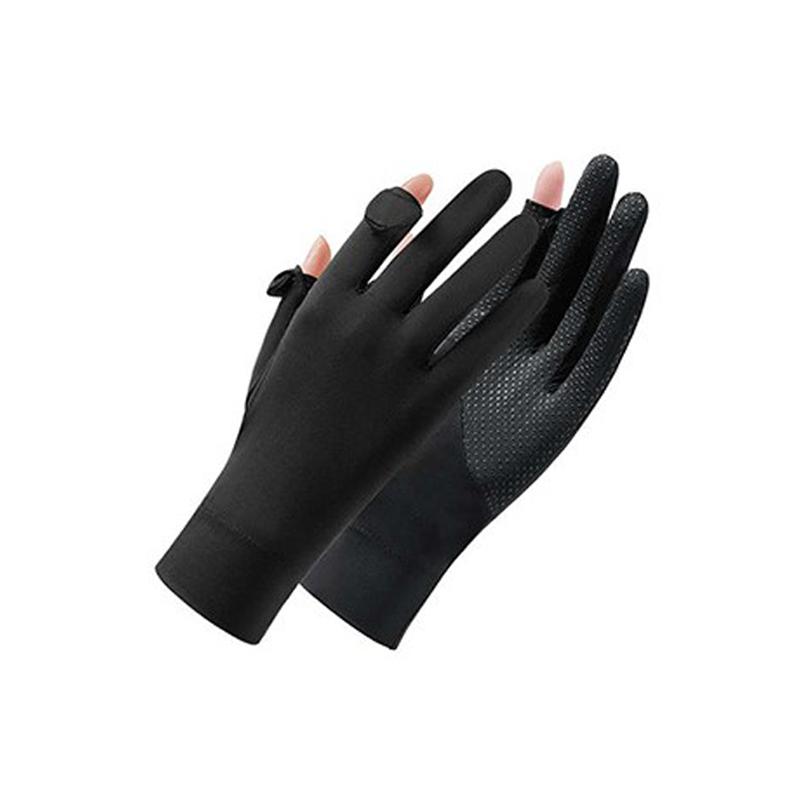 Дышащие перчатки с защитой от УФ-излучения, женские нескользящие тонкие солнцезащитные перчатки, летние, для езды на велосипеде на открытом воздухе, для вождения, быстросохнущие, моющиеся