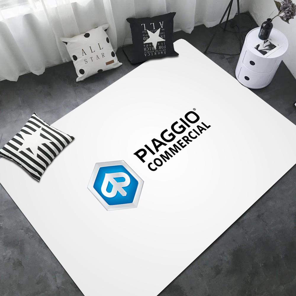 P-piaggio Logo Hallway Carpet Rectangle Anti-slip Home Soft Badmat Front Door Indoor Outdoor Mat Doormat Area Rug