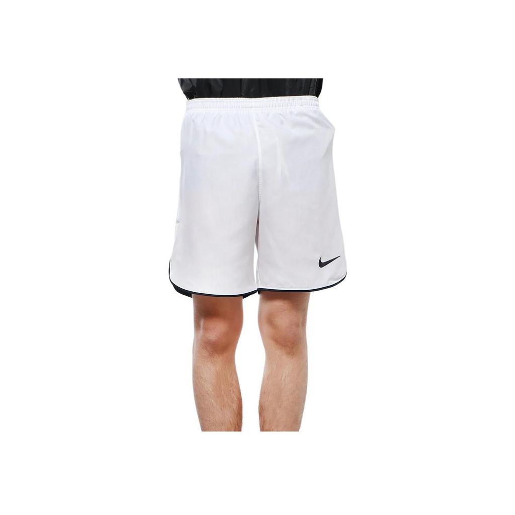 Nike Dri-FIT Logo Embroidered Lace-Up Quick-Dry Breathable Soccer Shorts Men Shorts White DH8112-100
