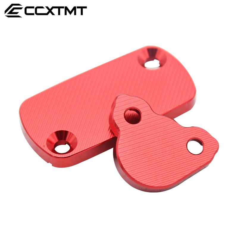 Motorcycle CNC Front Rear Brake Fluid Reservoir Cap Cover For HONDA CR CRF 125R 150R 250R 250X 250RX 450R 450X 450RX 250F 450L