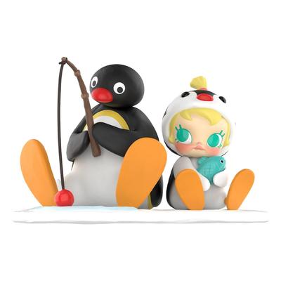 POP MART Малышка Молли ПИНГУ Рыбалка Время Pop Mart Gacha Gacha Blind Box Фигурка Пластиковая модель Премиум Игрушка ПВХ Мягкий винил Оригинальный персонаж День рождения