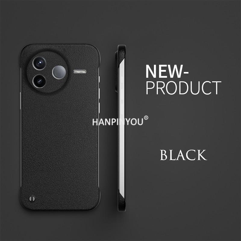 Роскошный чехол из кожи личи для Xiaomi Redmi K80 K70 K60 K50 K40 Pro Ultra Gaming K70E, ультратонкий безрамный матовый жесткий чехол для ПК с защитой от отпечатков пальцев