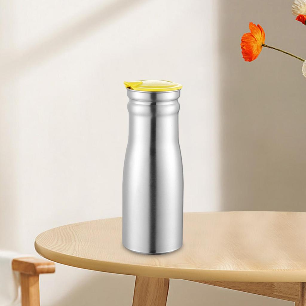Stainless Steel Cold Water Pitcher, Large Capacity 1L, Tea Kettle