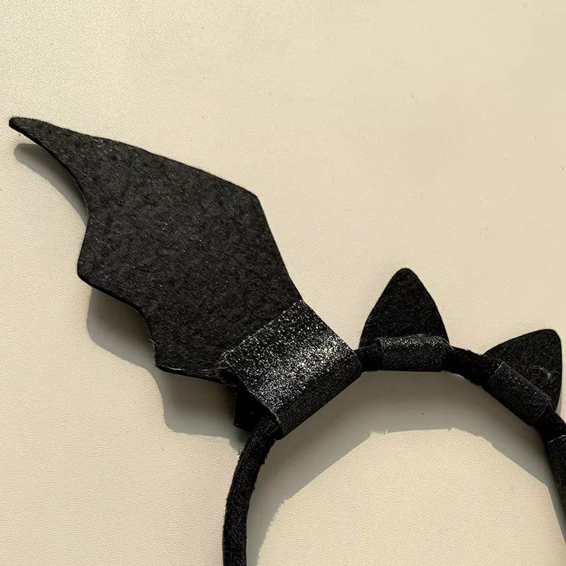 Хэллоуин Ободок с летучей мышью Модный Смешной Ободок для волос с дьявольской летучей мышью для ролевой вечеринки Аксессуар