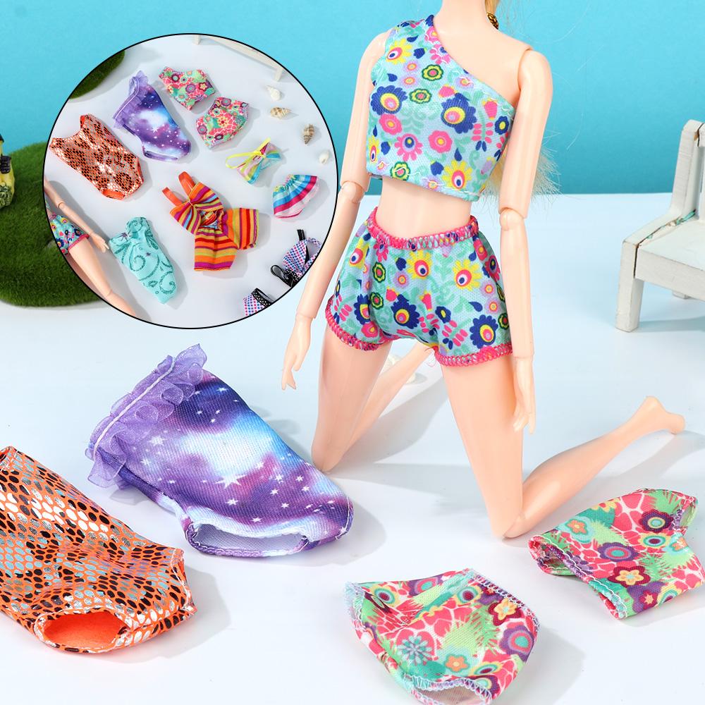 Аксессуары Игровой домик Миниатюрное Купание Бикини Кукла Кукольный домик Купальники Игрушки Одежда Кукла Купальники