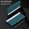 For Samsung Galaxy Z TriFold 5G Case Stand Shockproof Pen Slot PU + PC Phone Cover with Stylus