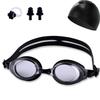 Взрослые очки для плавания высокой четкости водонепроницаемые и защищенные от запотевания очки для плавания для мужчин и женщин плавательные силиконовые шапочки