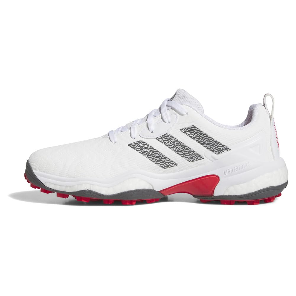 Golf Shoes Code Chaos 25 Footwear Red cm 2E [Adidas Golf] Men's White/Gray Five/Lucid 26.0