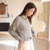 Autumn new women's sweater high-end small top retro coat knitted cardigan women