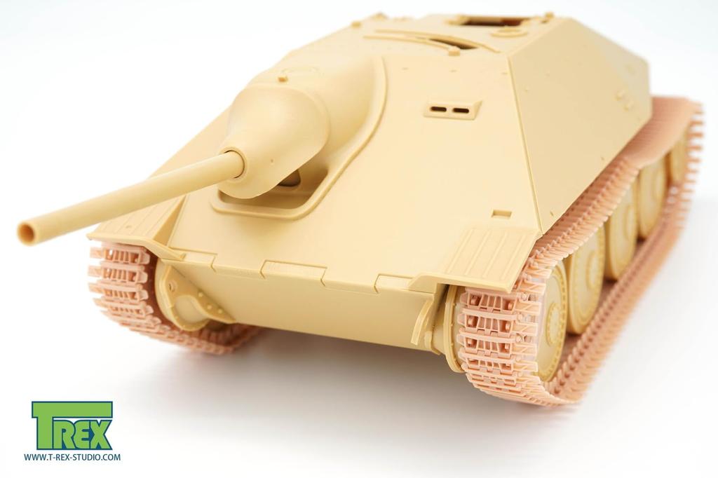 Детали пластиковой модели немецкой САУ Hetzer Winterkette со стартовым колесом T-Rex 1/35 (для Тамии) TR85066-1