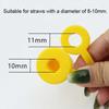 Reusable Bow Straw Cover Cap Dust Proof Plugs Protector Drinking Straw Tips Lids  10mm Straws