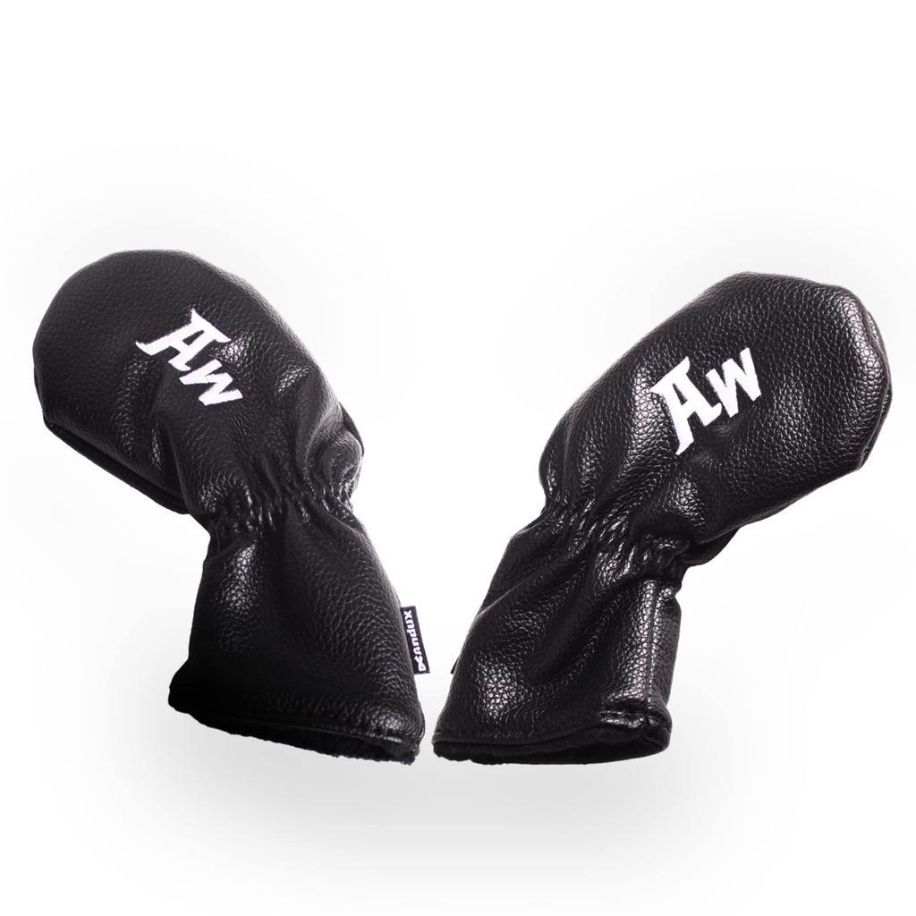 Andux 10 шт./компл. PU Чехол для головки гольф-айрона с номерами с обеих сторон Черный MTPU02