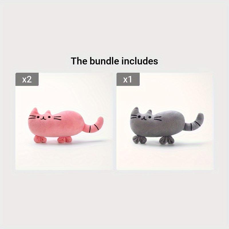 1 шт. мультяшная кошка дизайн плюшевая игрушка для домашних животных жевательная прочная игрушка для кошек интерактивная поставка