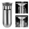 Stainless Steel Shower Drain Plug Seal Anti Odor Bathroom Floor Trap Cover Bathroom Shower Drain Backflow Preventer