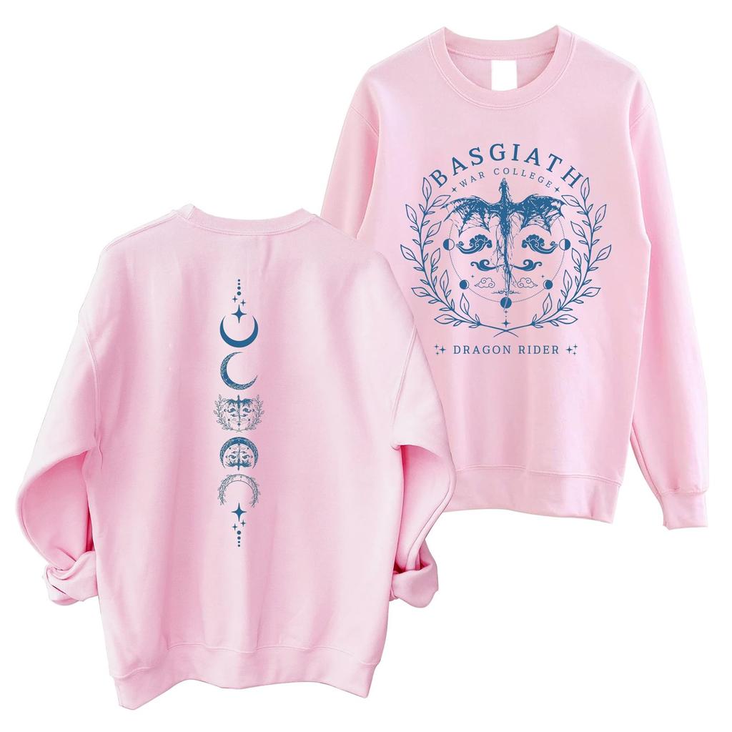 Women's Fashion Casual Round Neck Loose Long Sleeve Fourth Sweatshirt Printed Sweatshirt