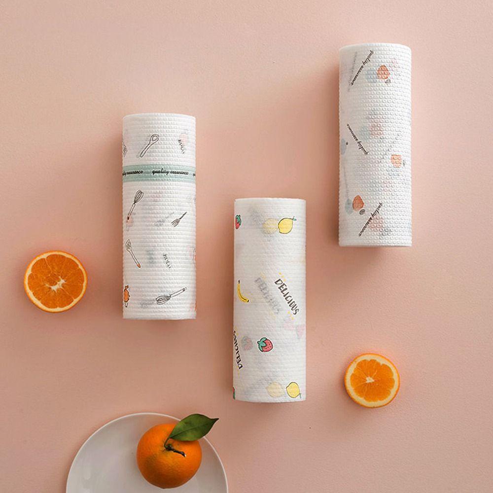 30/50/100/200pcs Thickened Non-woven Kitchen Paper Absorbent Towel Disposable Rags