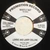 7-дюймовая пластинка LORRIE  LARRY COLLINS  Whistle Bait  Hot Rod 441225 COLUMBIA США Рок Б/У