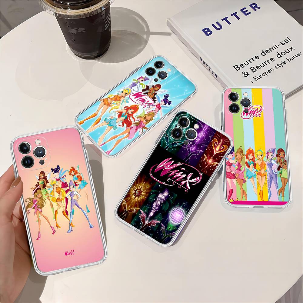 Чехол для телефона Girl Winx Clubs для iPhone 17 Air 16 Pro Max 15 14 13 12 11 Plus
