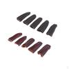 10 Pieces Leather Finger Sewing Cots Covers Sleeves Hand Tool for Fingers