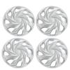 4 Pcs 13 Inch Wheel Hubcap Covers Silver Wheels Rim Cover Hub Caps for Cars Trucks Vans