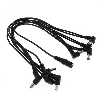 8-контактный цепной кабель, гитарная педаль эффектов, гирляндная цепь, 2,7 м, медный провод, разветвитель кабеля питания