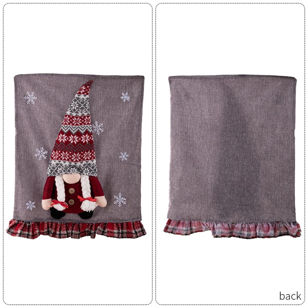 Christmas Chair Back Covers Gnome Chair Covers Xmas Dining Chair Covers For Home Kitchen Dining Room Decor