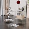 Acrylic Transparent Bedroom Bedside Table Sofa Side Table Living Room Bathroom Shelf Small Coffee Table