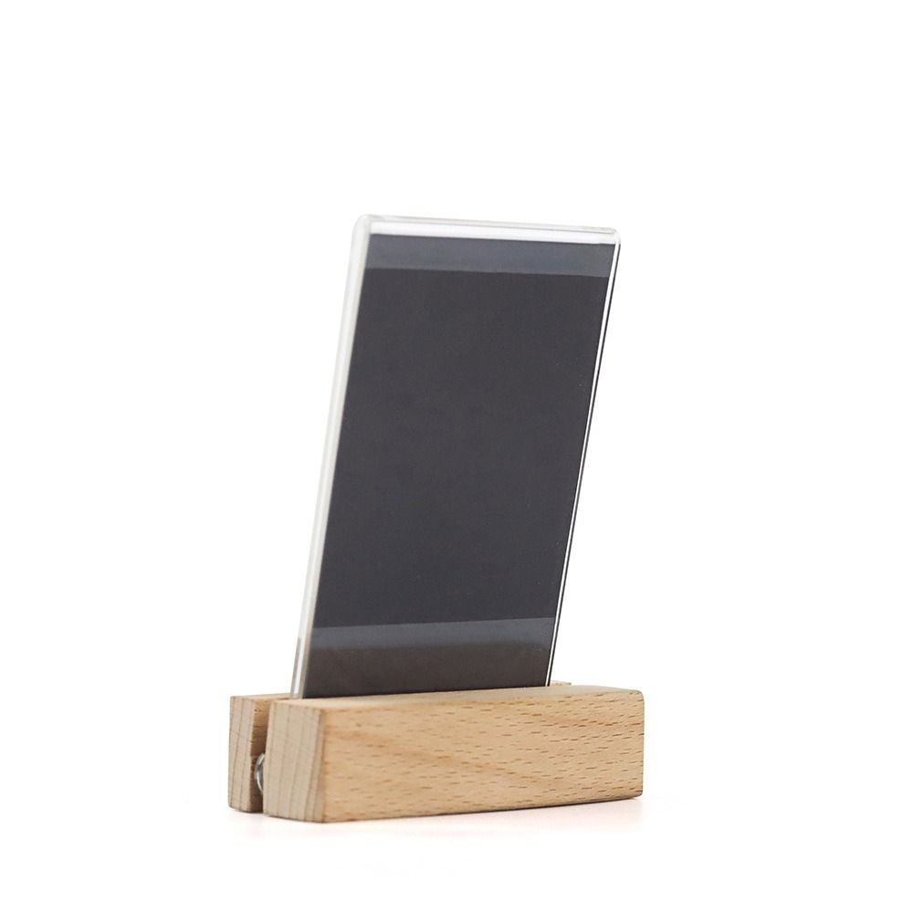 Вертикальный держатель для фотографий, фотостол, 3-дюймовая фоторамка, мгновенная пленочная камера, акриловый светодиодный светильник