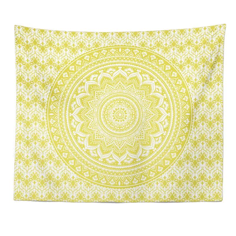 Домашний Декор Мандала Гобелен Бохо Этническая Прикроватная Сцена Фон Ткань Висит Пляжное Полотенце