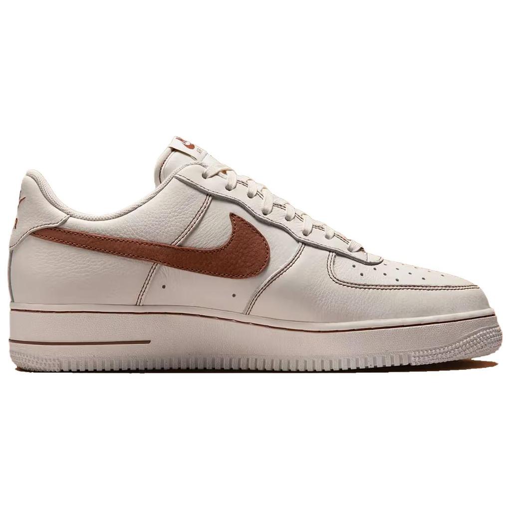 Nike Air Force 1 07 LV8 Ivory Saddle Brown Unisex Sneakers Cream HQ2037-101