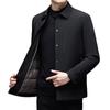 Мужская высококачественная зимняя куртка-пальто в стиле business casual с гусиным пухом