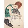 1000 Piece Jigsaw Puzzle - Woman Sitting with Left Leg Bent, Popular Korean Puzzle
