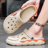 Обувь Hole Shoes Мужская одежда Нескользящие тапочки с толстой подошвой Сумка Голова Наступать На Говно Повседневные Пляжные Сандалии Для Отдыха На Природе