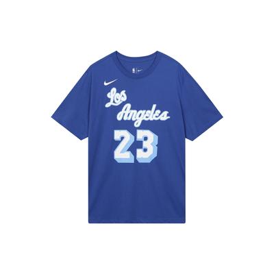 Мужская баскетбольная футболка Lakers LeBron James # 23 Classic Edition светло-дымчато-серая CT9915-495