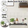 Large Water Absorbent Stone Tray Dry Tidy Diatomaceous Earth Stone Sink Tray Instant Dry Sink Sponge Hand Soap Holder Bathroom