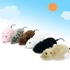 Wind-Up Mouse Cat Toy Realistic Furry Mouse Interactive Pet Toy Funny Moving Mouse for Chasing And Pouncing Play Stimulates Cats Hunting Instincts