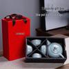 Oriental Style Ceramic Tea Set Gift Box