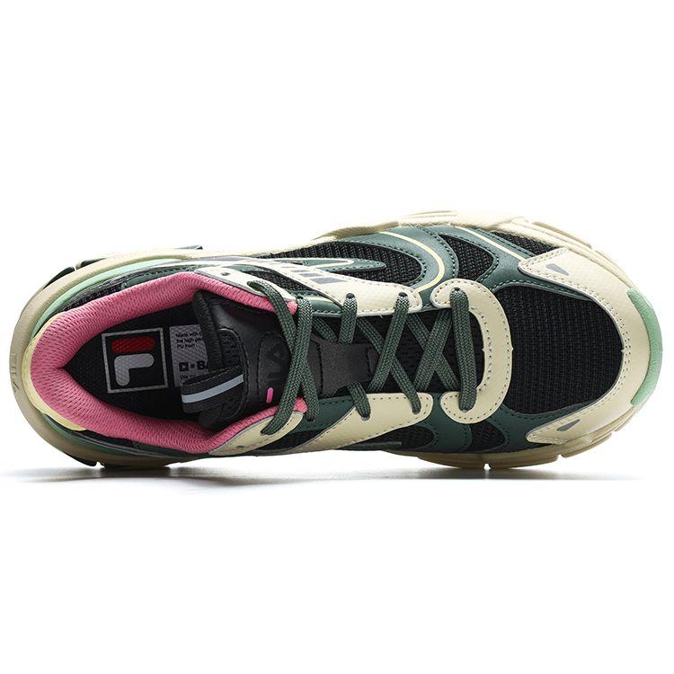 Fila Декодер Повседневные Ретро Спортивные Тканевые Низкие Кроссовки Женские кроссовки Черный Зеленый F12W312111FBB