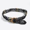 Woven Weave Belt Retro Ethnic Style Waistband Personality Bohemian Style Belt  Dress Decoration
