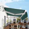 Retractable Hand-Crank Patio Awning